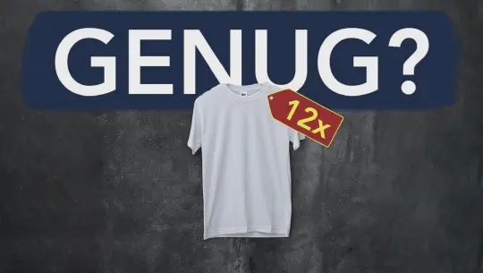 Minimalistische, faire und ökologische Garderobe 👕