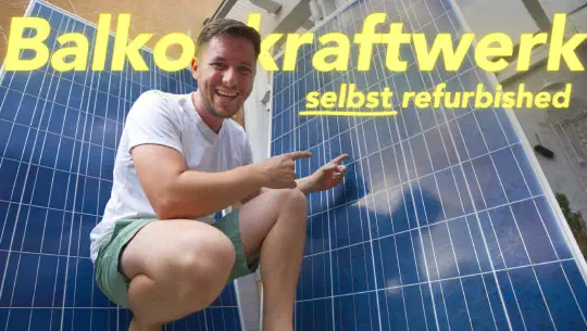 Ausgediente PV Module zu Balkonkraftwerk umbauen (kinderleicht und günstig)