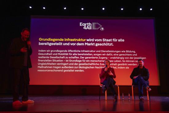 Martin Oetting, Franziska Brantner und Lorenzo Fioramonti