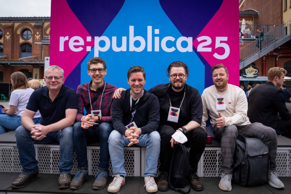 Jörn, Tobi, Patrick, Patrick und Michi