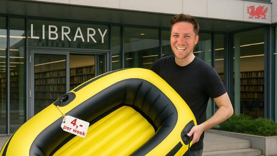 Eine Bibliothek voller Apfelpressen? Willkommen in Wales!