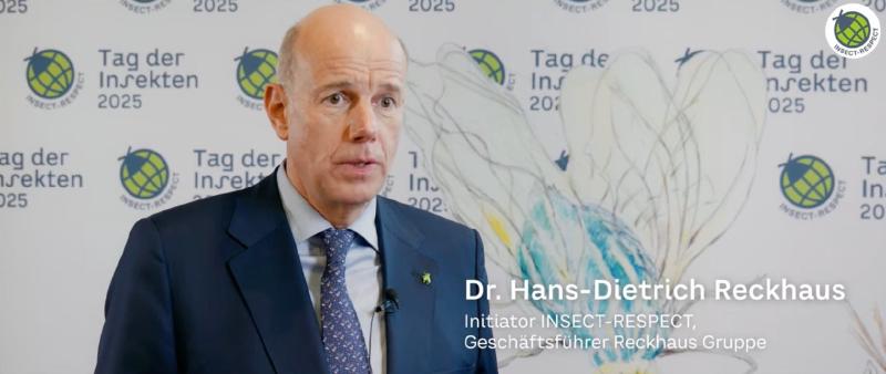Dr. Hans-Dietrich Reckhaus auf dem Tag der Insekten 2025
