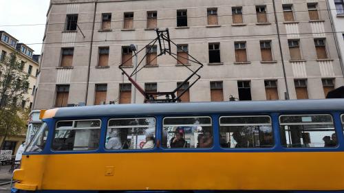 Stadtbild: Sozialistische Gedächtnisbahn