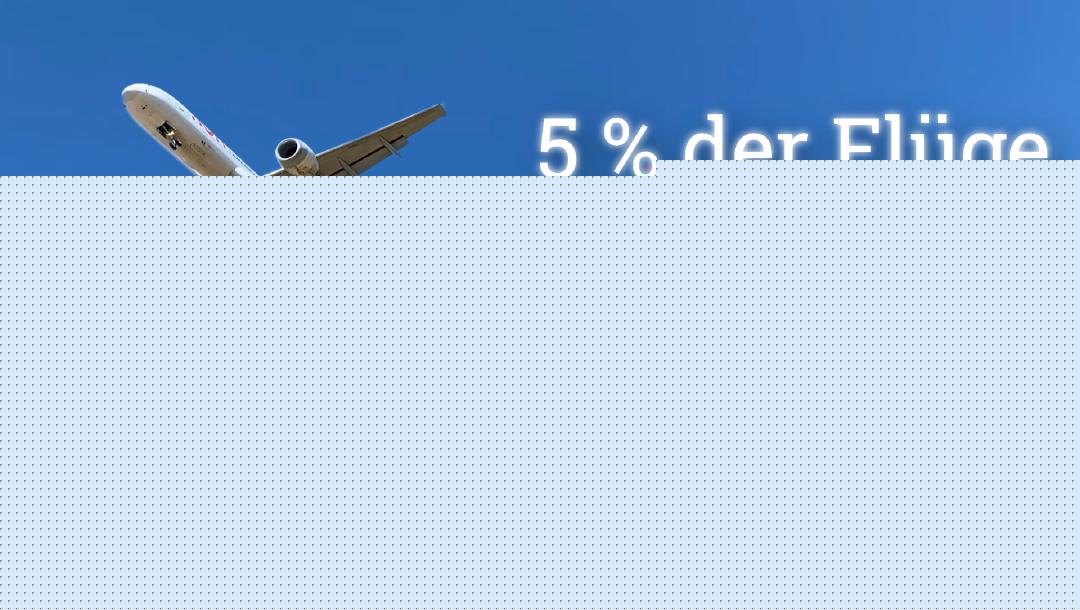 Die verrückt einfache Methode, Flüge halb so klimaschädlich zu machen